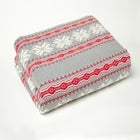 Holiday Knitted Throw Blanket image number null