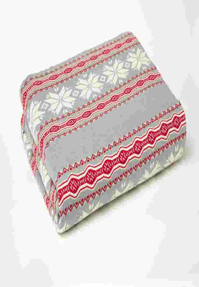 Holiday Knitted Throw Blanket image number 0