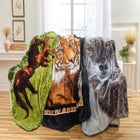 High Pile Oversized Animal Throws image number null