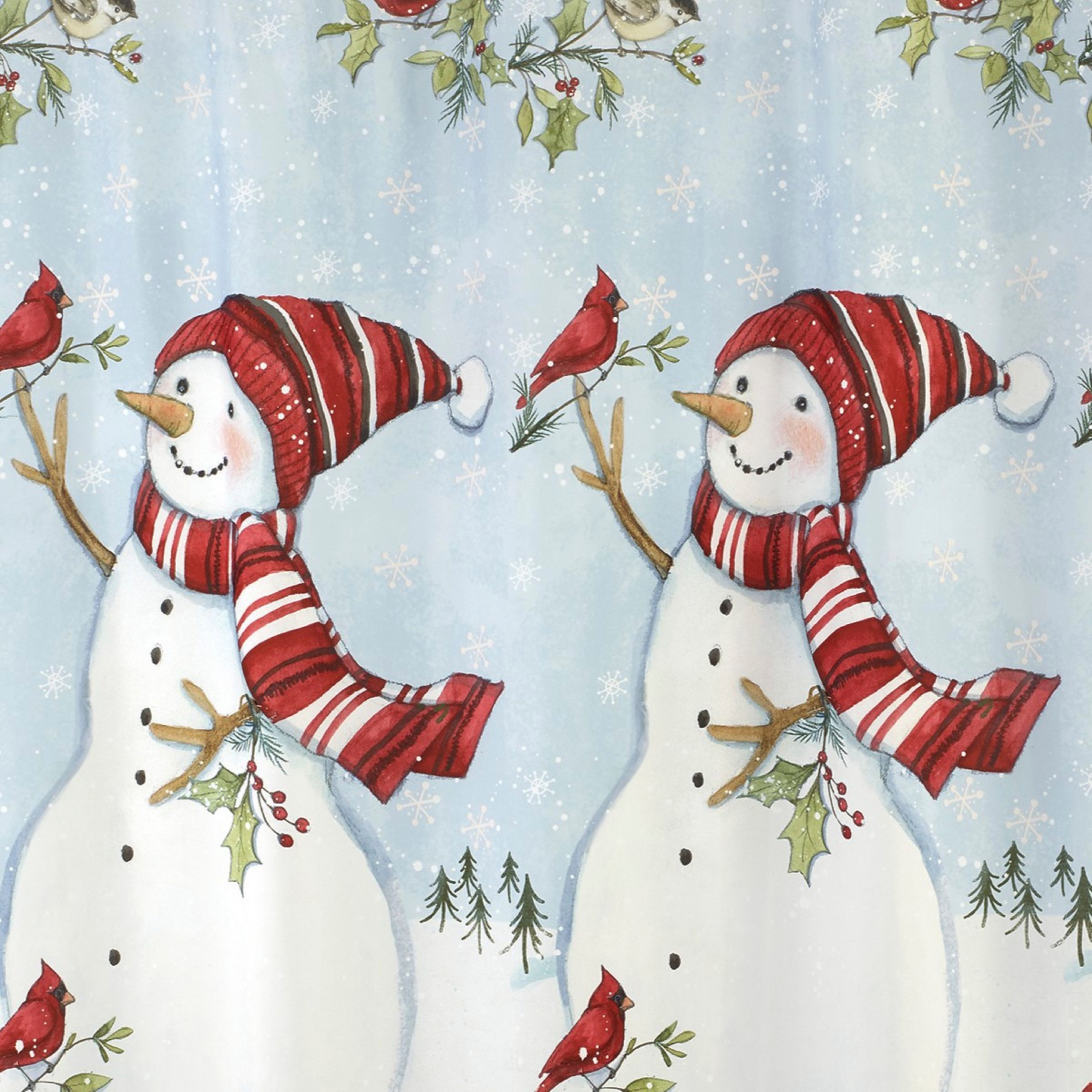 Holiday Shower Curtain image number 3