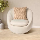 HGTV Art Deco Faux Fur Pillow image number null