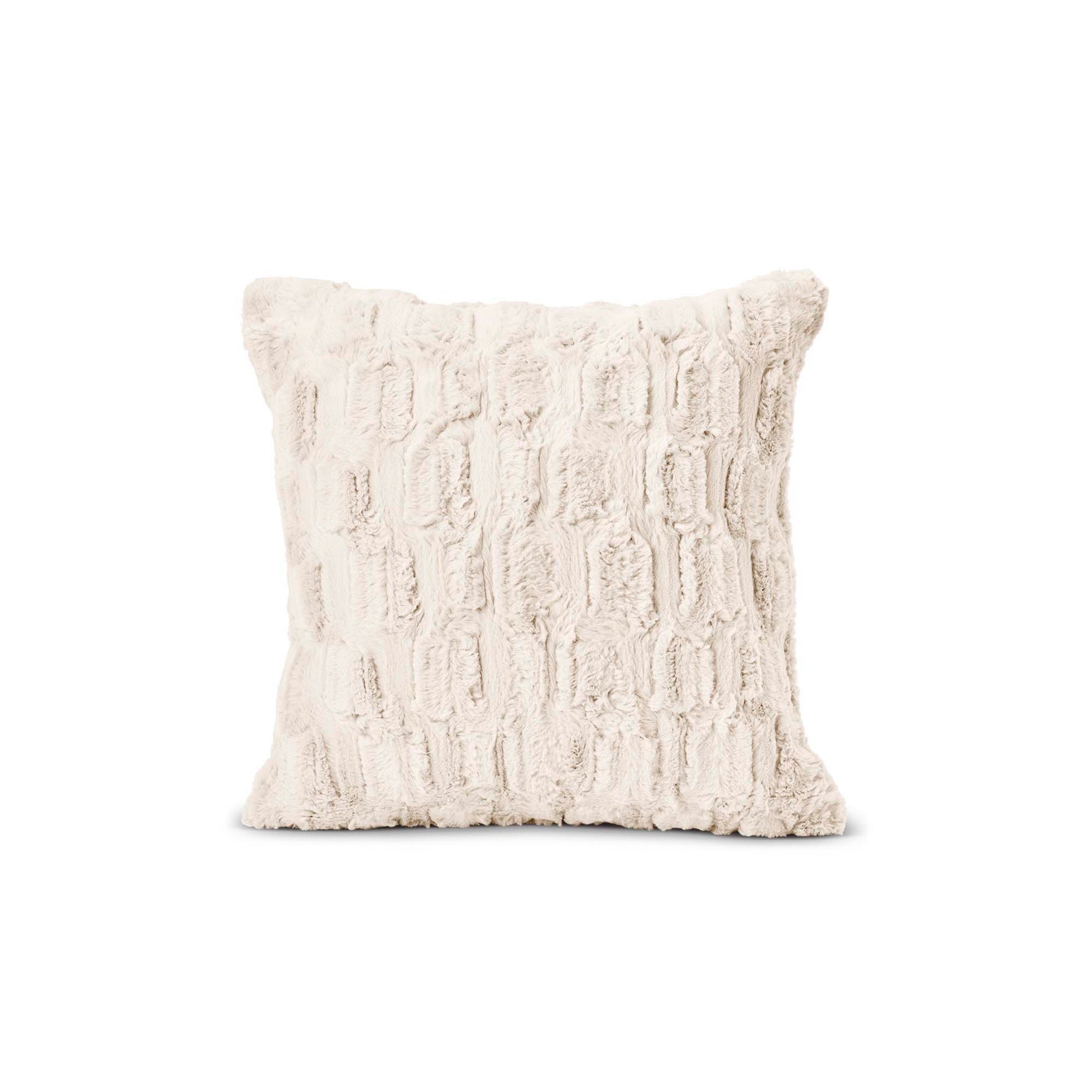 HGTV Art Deco Faux Fur Pillow image number 0
