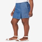 Classic Cotton Denim Skort image number 2