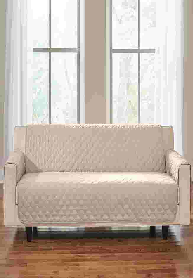 BH Studio Water-Repellent Microfiber Extra-Long Sofa Protector image number 0