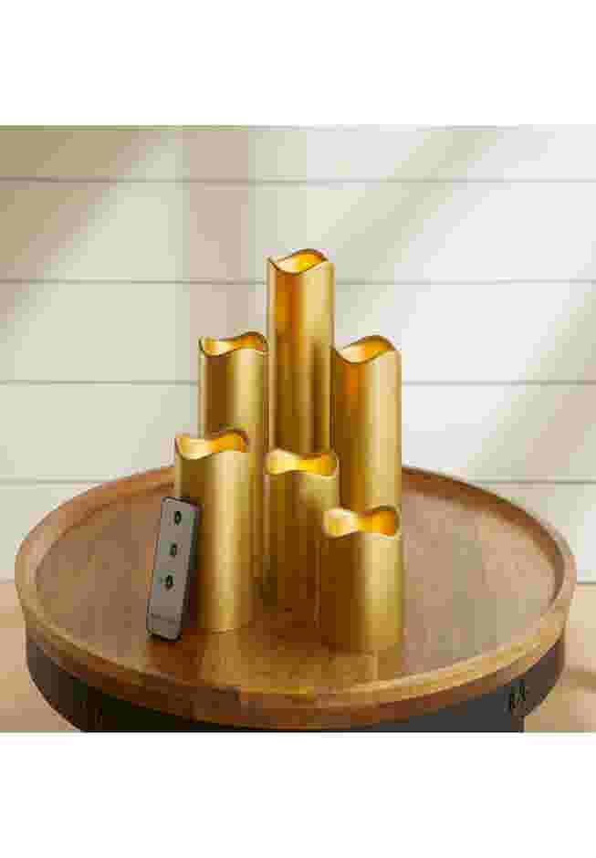 Remote-Controlled LED Candles, Set of 6 image number 0