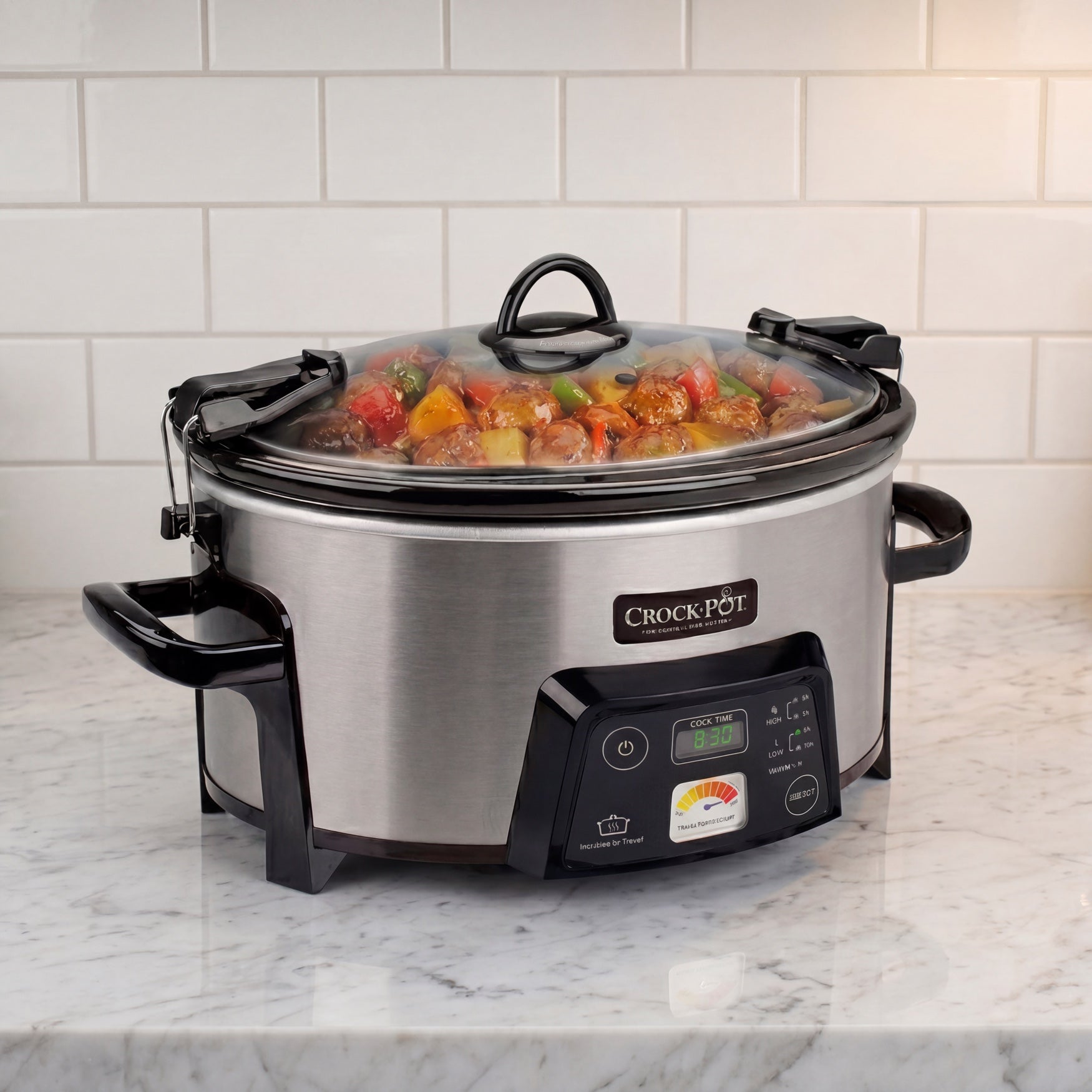Crock-Pot&reg; Cook & Carry 6-Quart Programmable Slow Cooker image number 0
