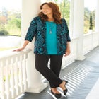 Suprema&reg; 3/4-Sleeve Cardigan image number null