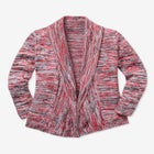 Multi Marled Cardigan Sweater image number null