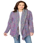 Multi Marled Cardigan Sweater image number null