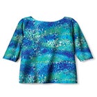 Stretch Cotton Boatneck Tunic image number null