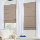 Cordless Large Fold Woven Blackout Roman Shade image number null