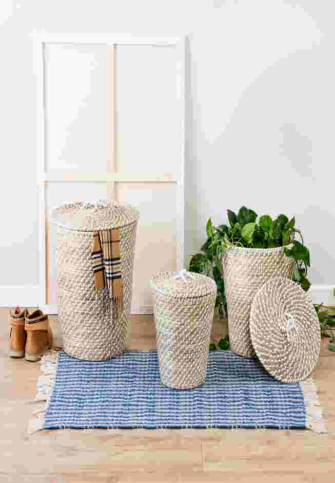 Seagrass Nesting Baskets, Set of 3 image number 0