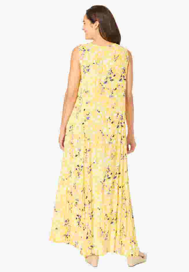 Sleeveless Crinkle Dress image number 1