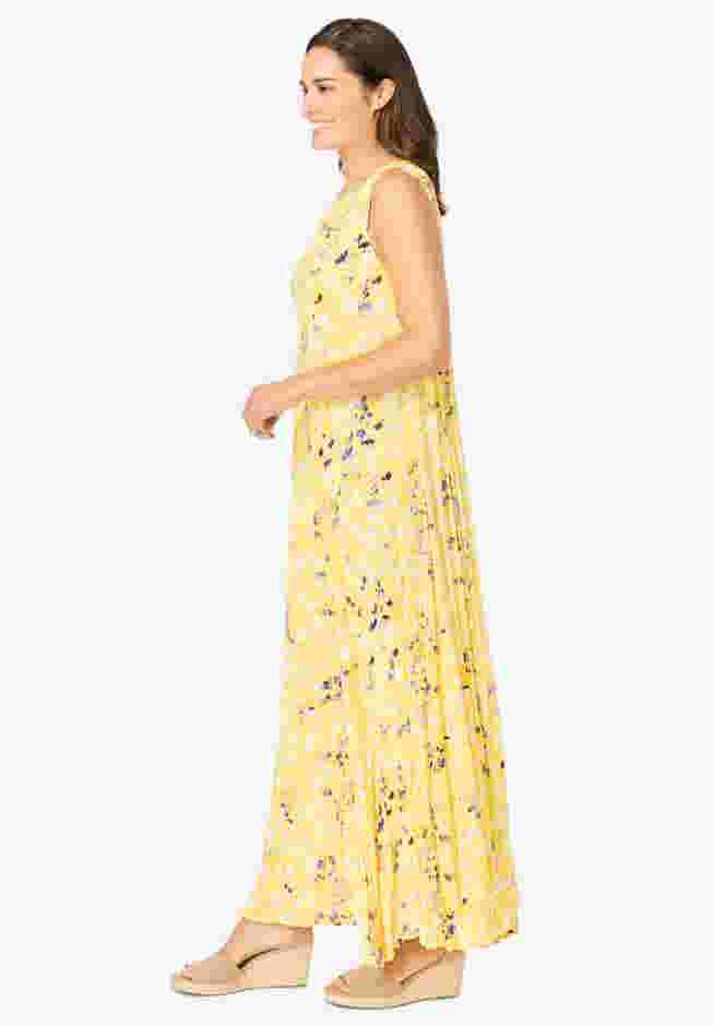 Sleeveless Crinkle Dress image number 2