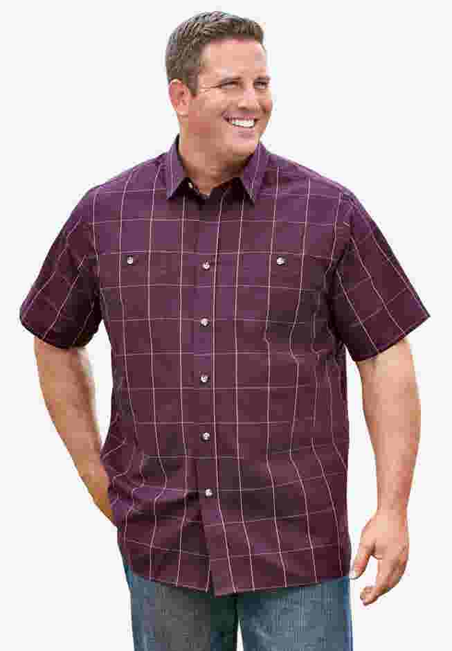 Check Short-Sleeve Sport Shirt image number 3