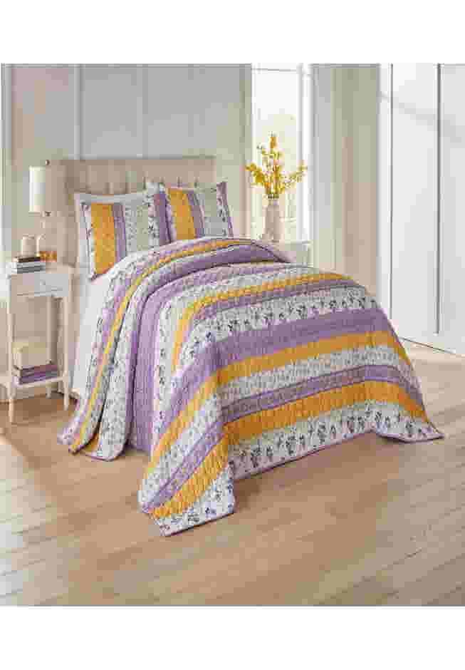 Claudine Floral Printed Bedspread image number 0
