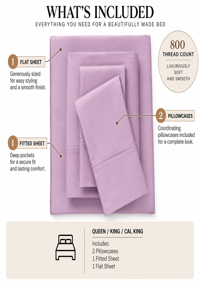 Bed Tite&trade; 800 Thread Count Sheet Set image number 2