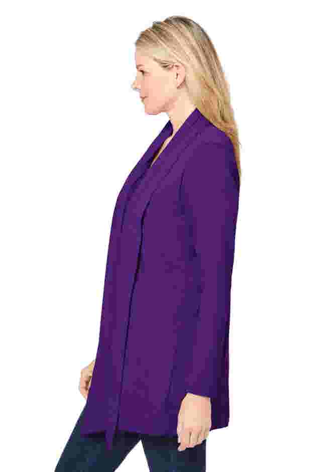 2-Fer Cardigan & Attached Lace Tunic image number 2