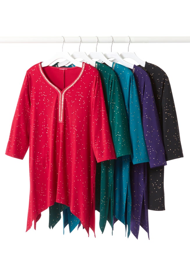 Metallic Dot SharkBite Top image number 2