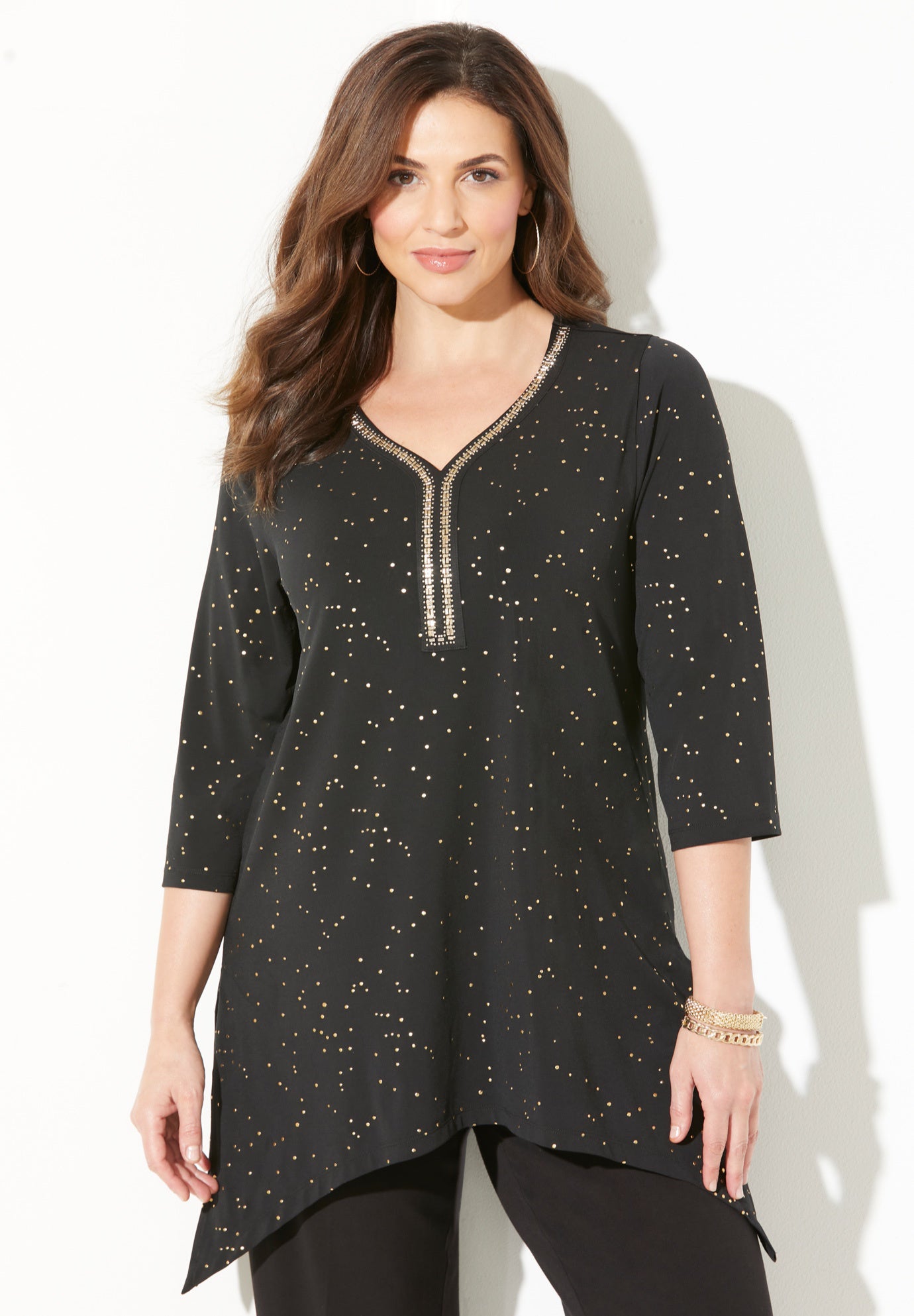 Metallic Dot SharkBite Top image number 0