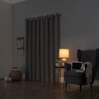 Kline Tweed Thermal 100% Blackout Grommet Panel image number null