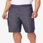 Lightweight Comfort Denim Cargo Jean Shorts image number null