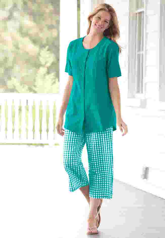 Short-Sleeve Crinkle Shirt image number 4