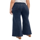 Stretch High-waist Wide Leg Jeans image number null