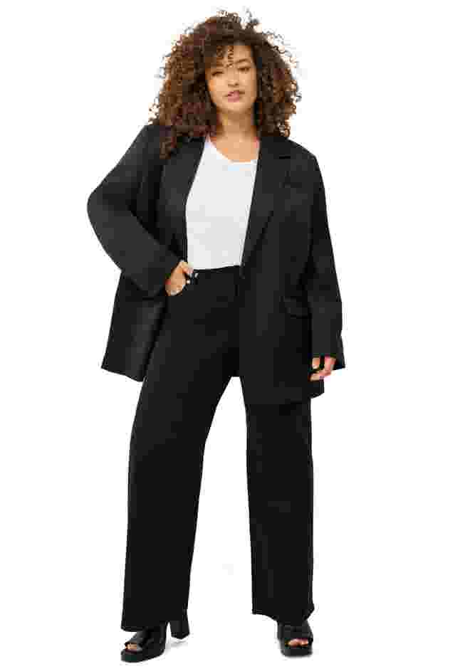 5-Pocket Wide Leg Jeans image number 3