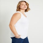 Scoopneck One + Only Tank Top image number null