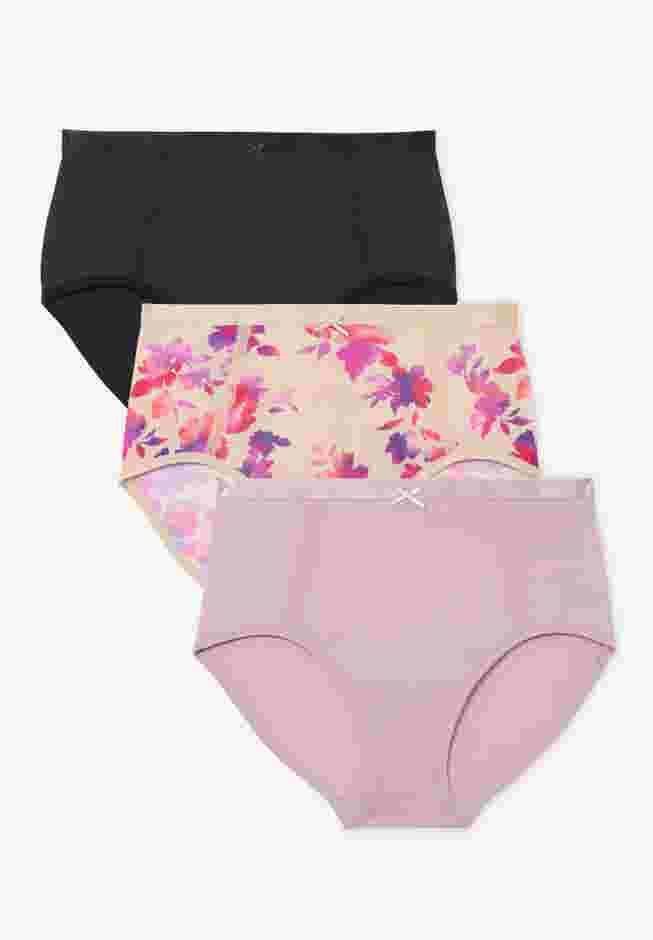 Full Coverage Microfiber Panty 3-Pack image number 0