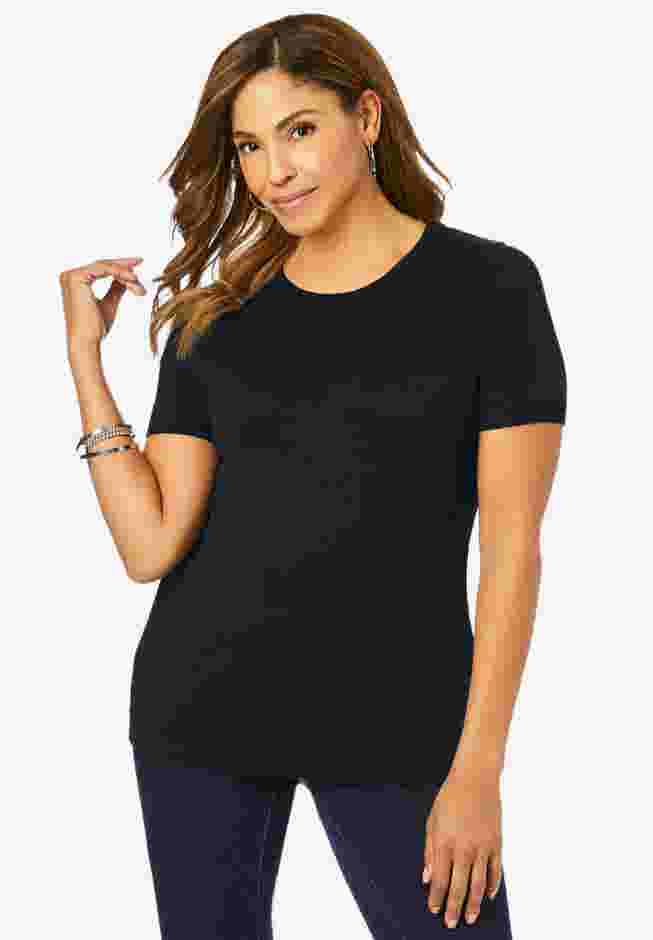 Fine Gauge Crewneck Shell image number 0