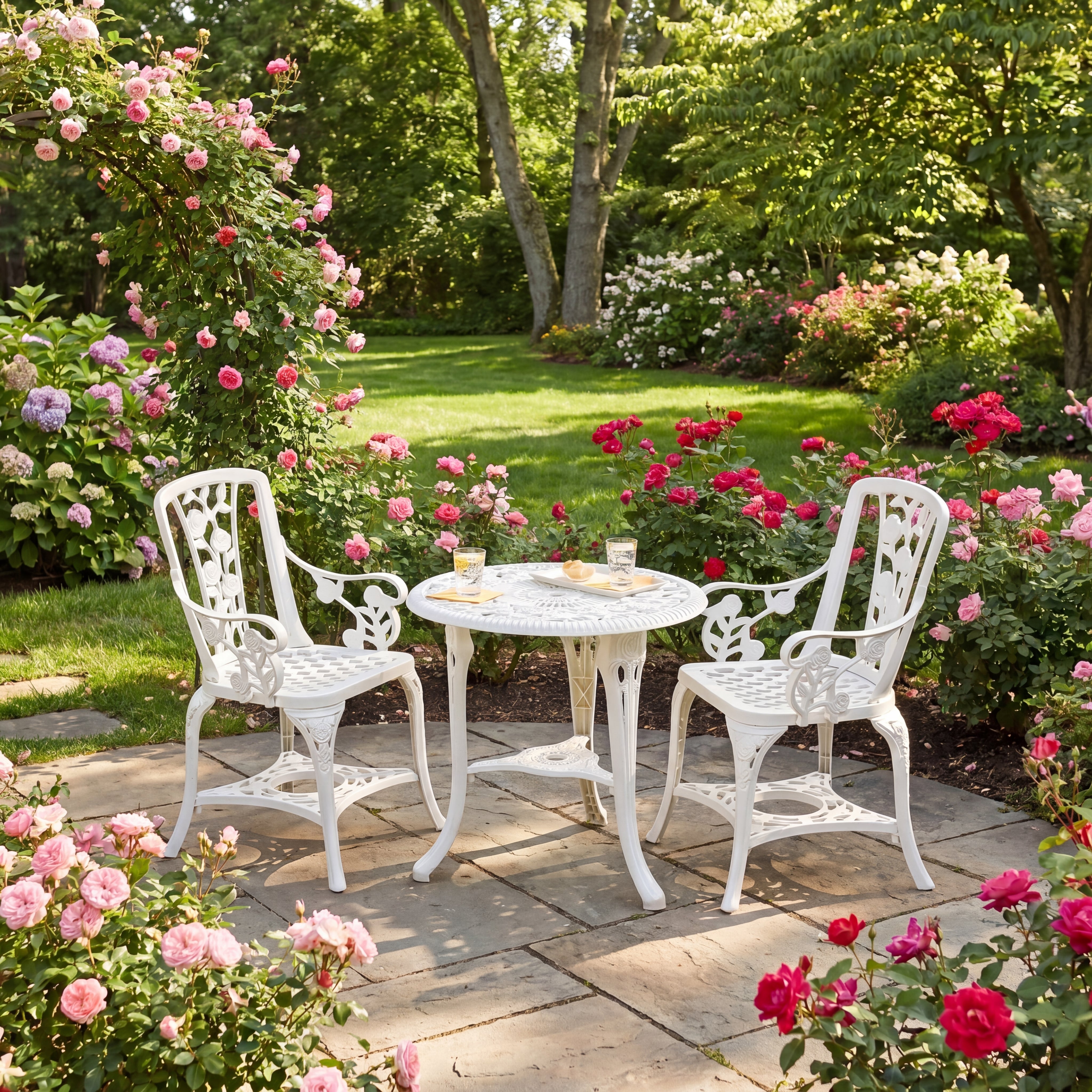 3-Pc. Rose Bistro Set image number 1