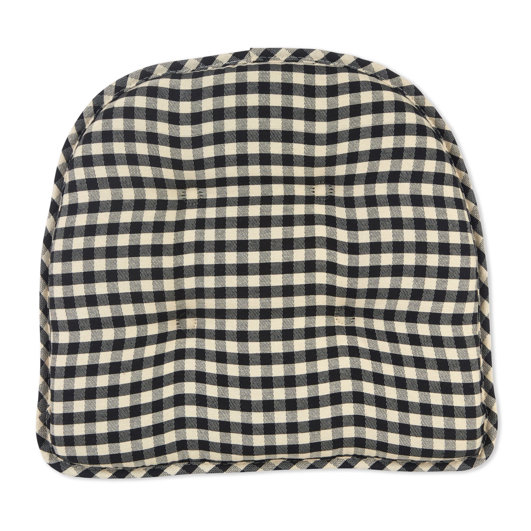 Gingham Gripper® Chair Cushion image number 0