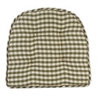 Gingham Gripper® Chair Cushion image number null