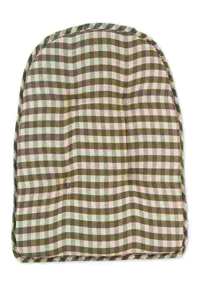 Gingham Gripper® Chair Cushion image number 0