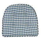 Gingham Gripper® Chair Cushion image number null