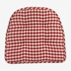 Gingham Gripper® Chair Cushion image number null