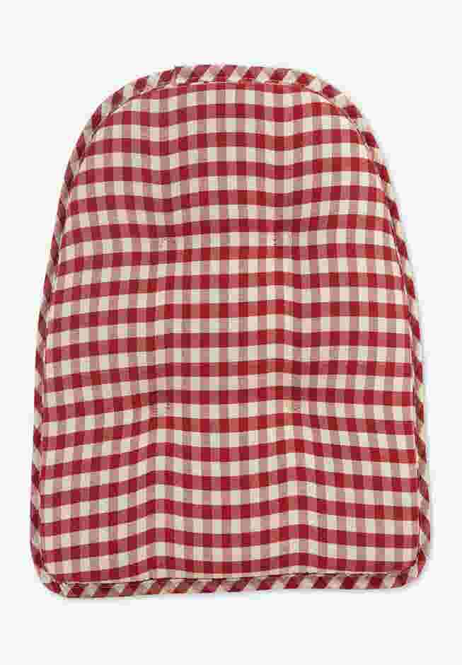 Gingham Gripper® Chair Cushion image number 1