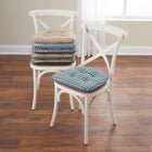 Gingham Gripper® Chair Cushion image number null