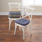Gingham Gripper&reg; Chair Cushion image number null