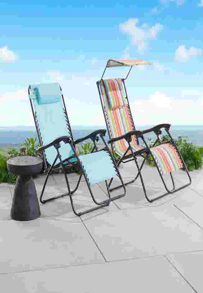 350 lbs. Weight Capacity Zero Gravity chair with Canopy image number 0