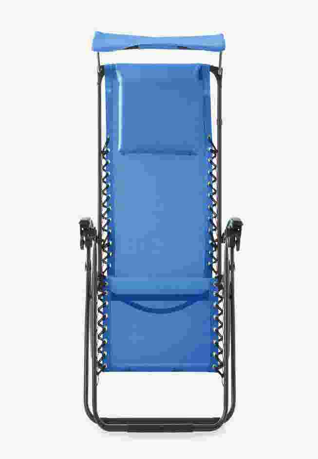 350 lbs. Weight Capacity Zero Gravity chair with Canopy image number 0