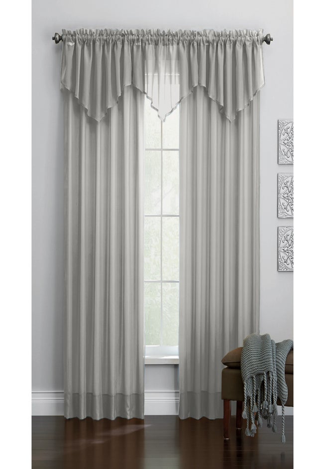 BH Studio Sheer Voile Ascot Valance image number 0