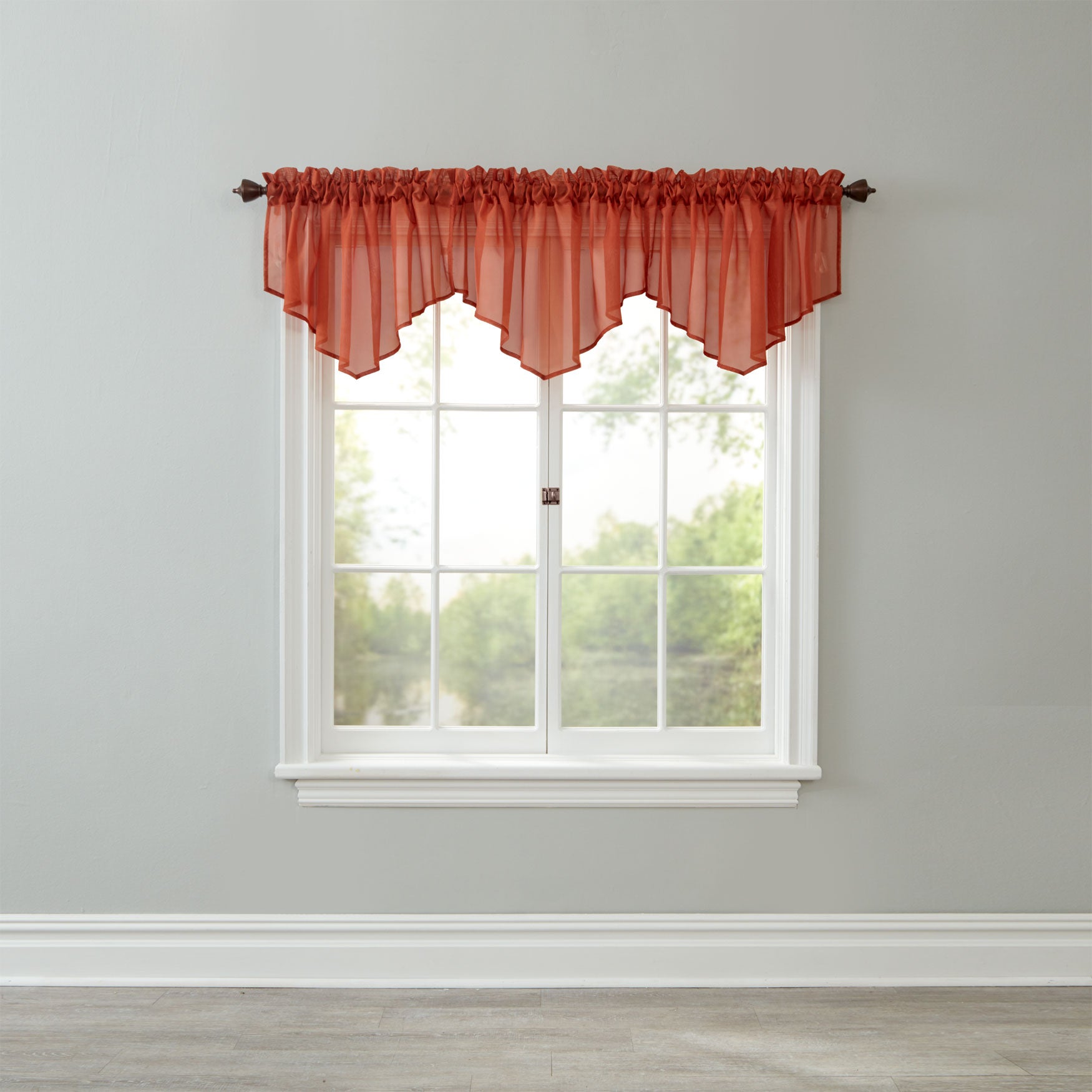 BH Studio Sheer Voile Ascot Valance image number 0