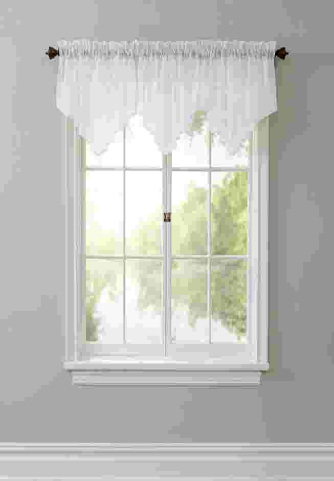 BH Studio Sheer Voile Ascot Valance image number 0