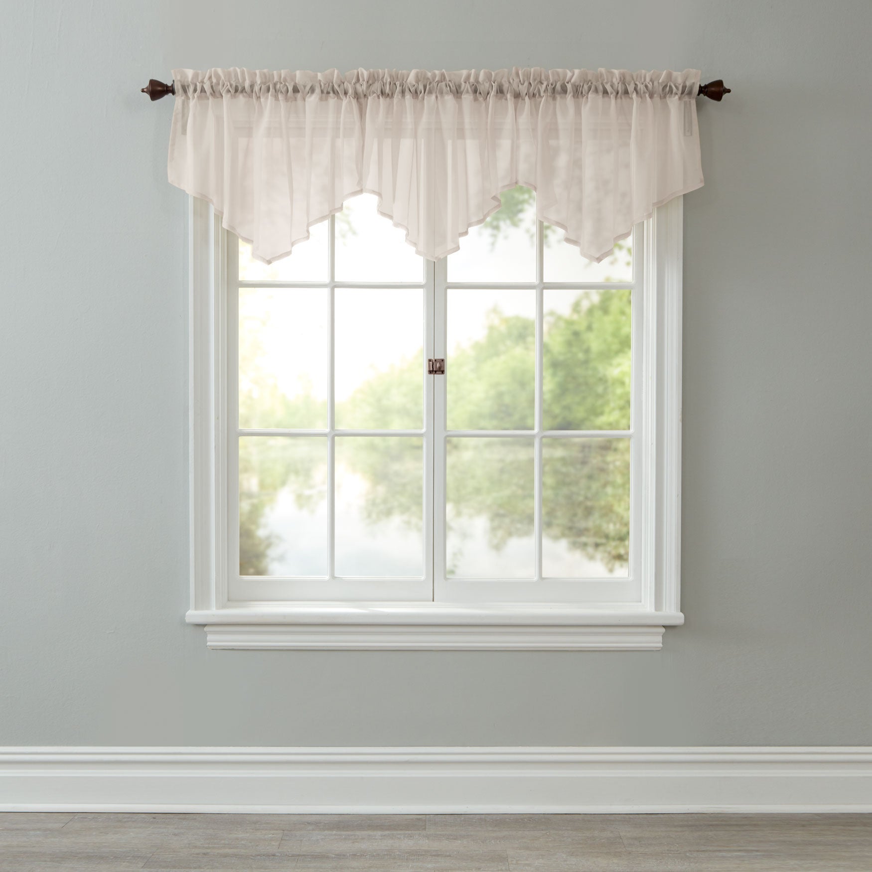 BH Studio Sheer Voile Ascot Valance image number 0
