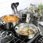 12-Piece Stainless Steel Cookware & Kitchen Tool Set image number null