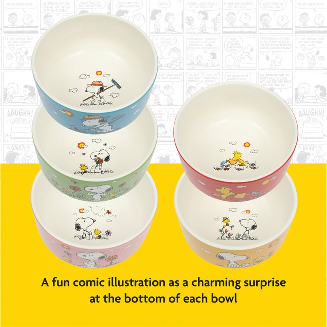 Snoopy’s Garden Patch 6-Piece Stackable Bowl Set image number null