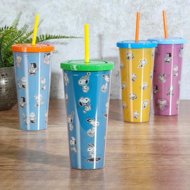 Set of 4 Snoopy and Pals Tumblers image number null
